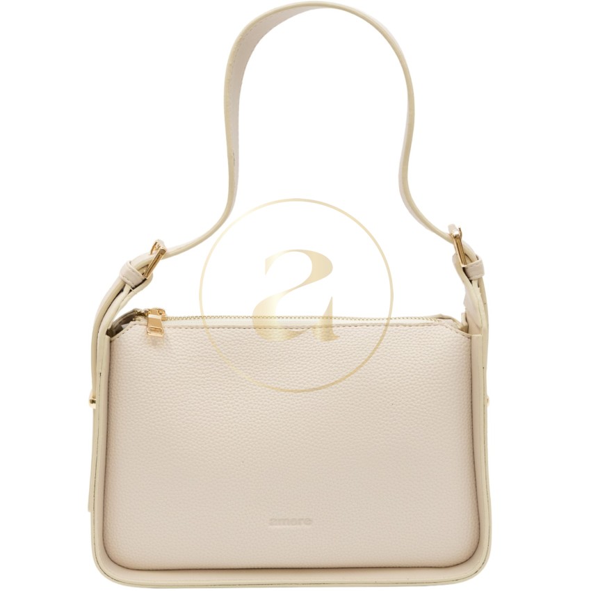 Ежедневна дамска чанта AMORE Bianca - Cream