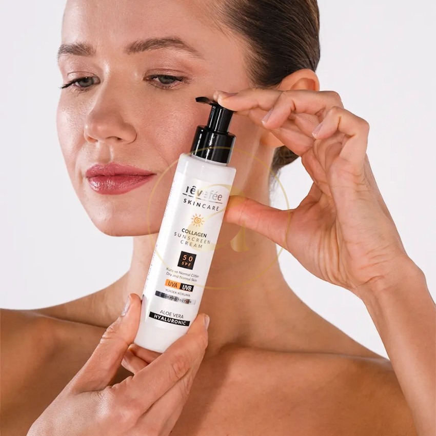 Слънцезащитен крем Rêvefée с Колаген SPF 50 125 мл - за суха и нормална кожа
