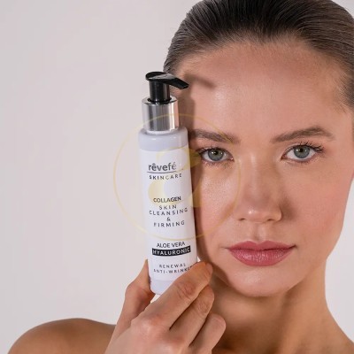 Почистващ и стягащ продукт за лице с Колаген 125 мл - Алое Вера и Хиалурон Rêvefée