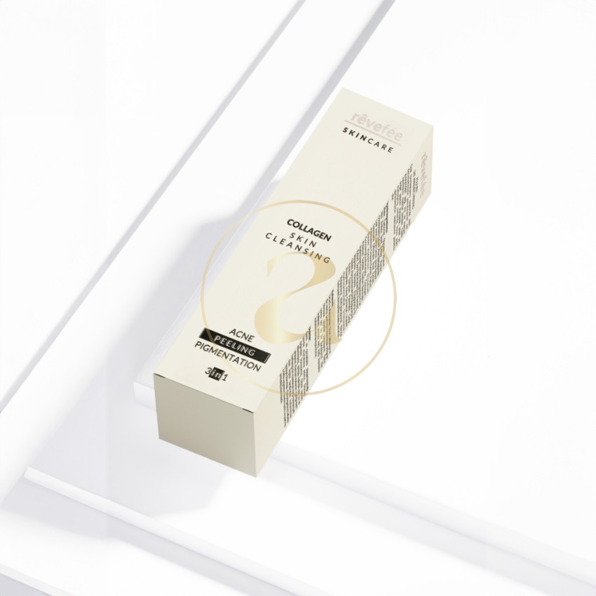 Почистващ продукт за лице с Колаген 125 мл - Акне, Пилинг и Пигментация 3в1 Rêvefée