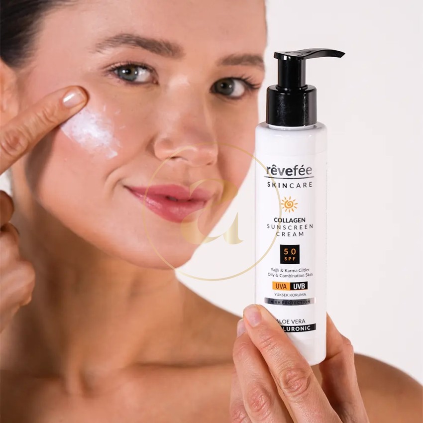 Слънцезащитен крем Rêvefée с Колаген SPF 50 125 мл - за мазна и комбинирана кожа