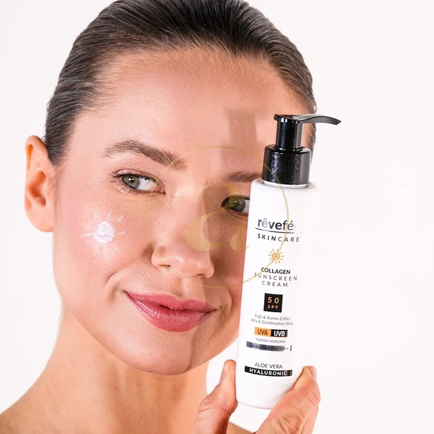 Слънцезащитен крем Rêvefée с Колаген SPF 50 125 мл - за мазна и комбинирана кожа