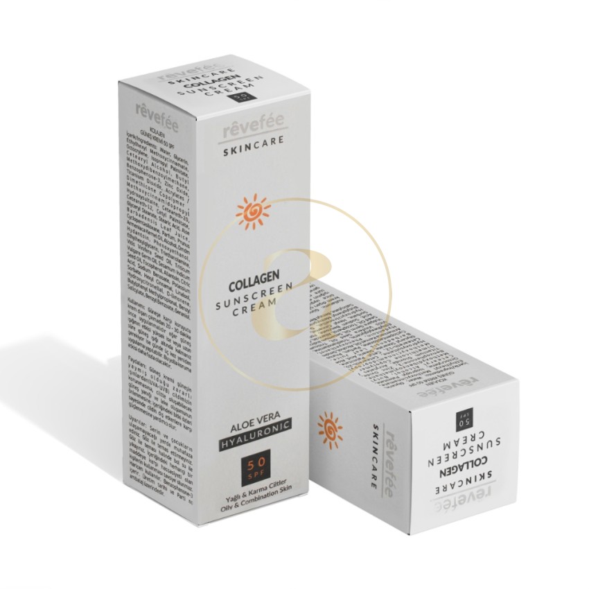 Слънцезащитен крем Rêvefée с Колаген SPF 50 125 мл - за мазна и комбинирана кожа